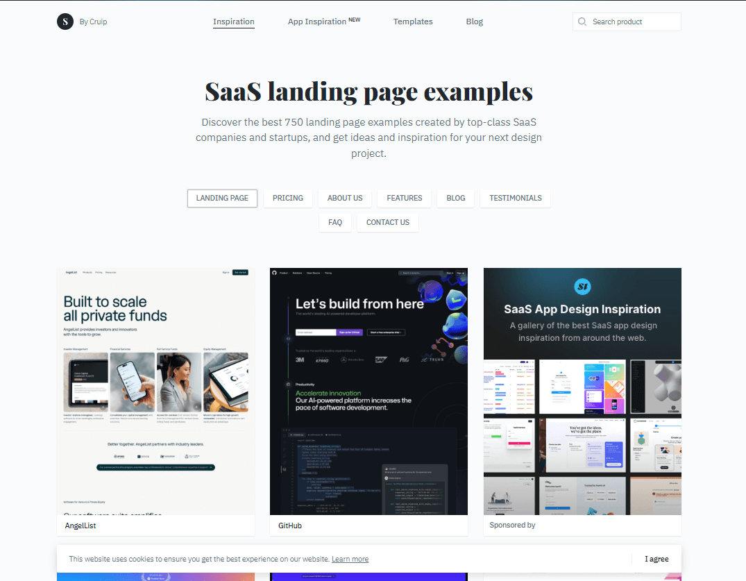 SaaS Landing Pages