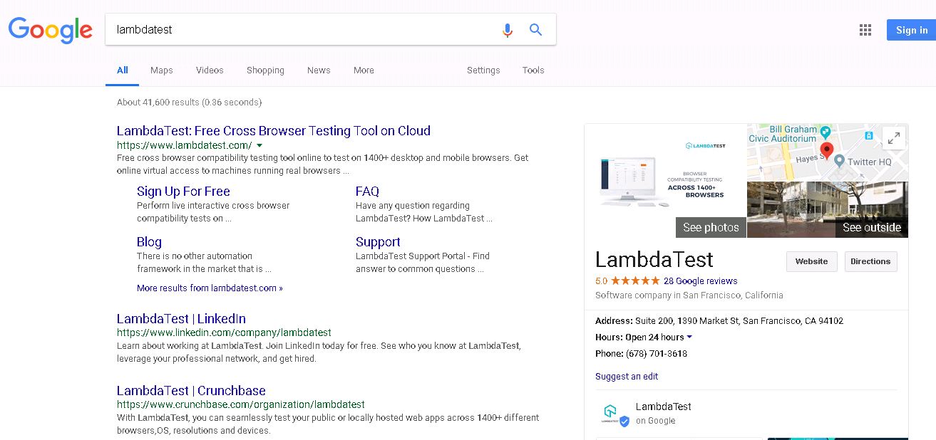 LambdaTest from US