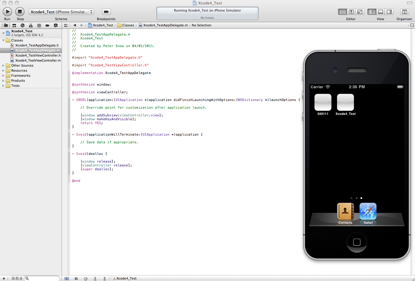 most simple ios emulator for mac os x