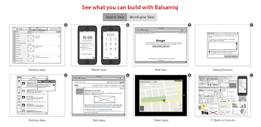 Balsamiq Website Mockup tool 