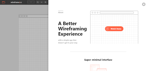 Wireframe.cc Website Mockup tool