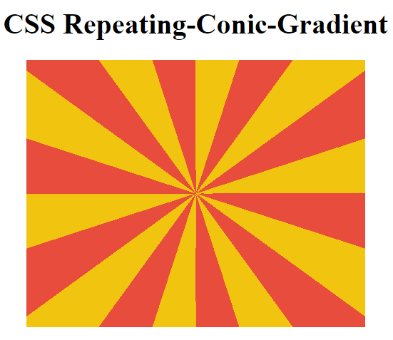 css repeating conic