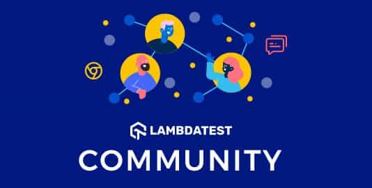Lambdatest-community-For Developers-Testers