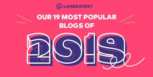 Most Popular Blogs Of 2019
