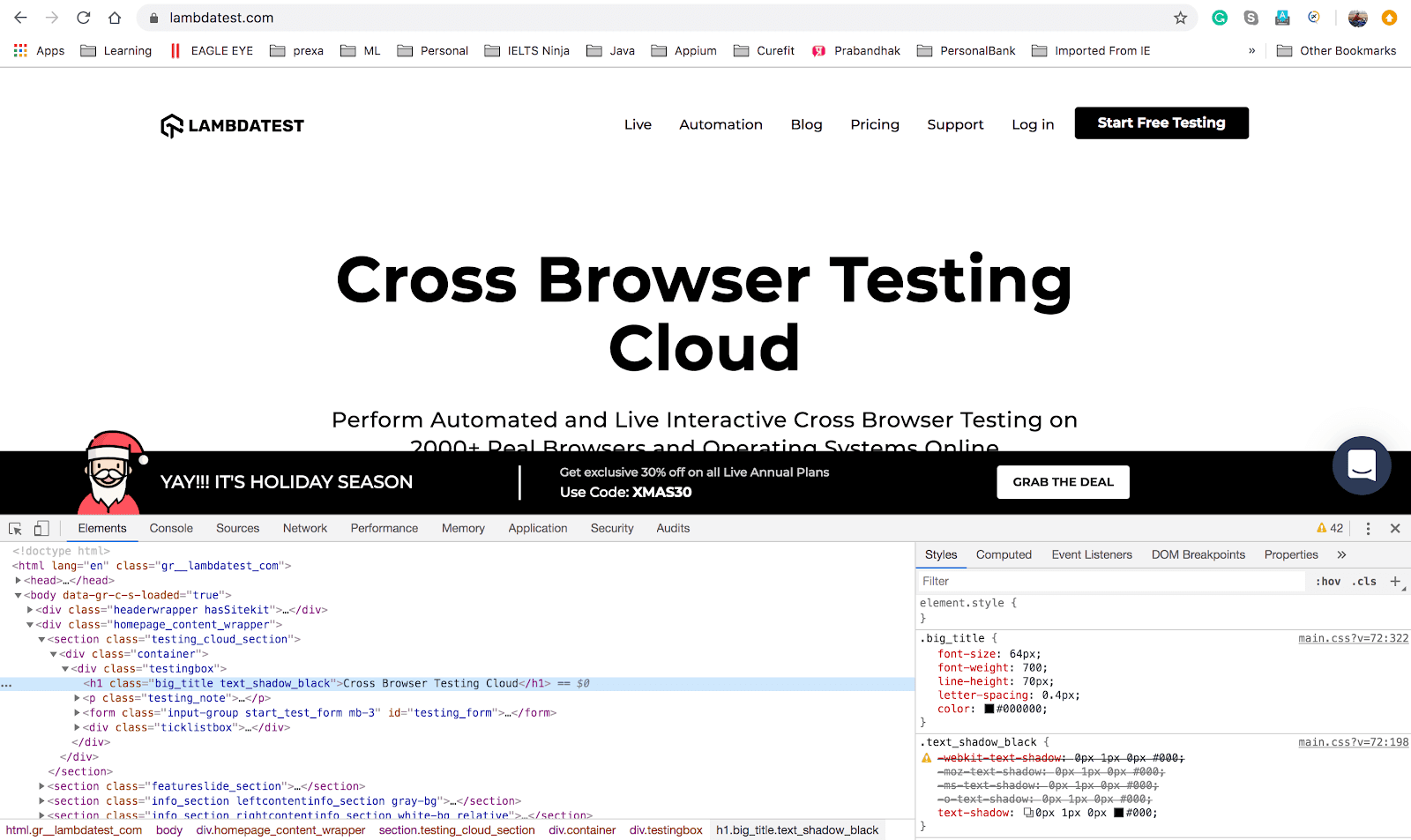 browser developers tabs