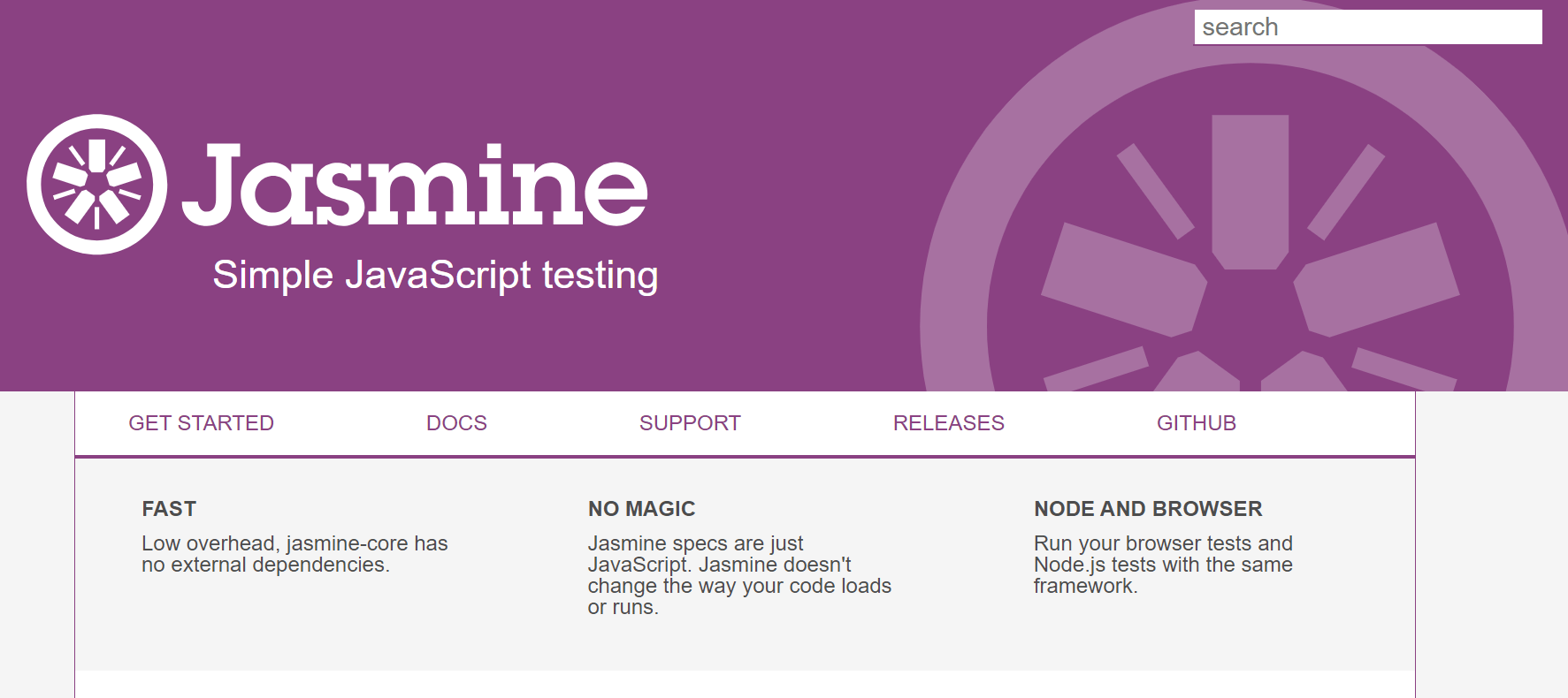 jasmine - Javascript testing framework