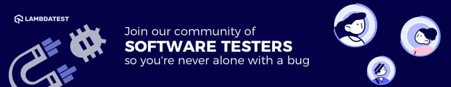 LambdaTest community