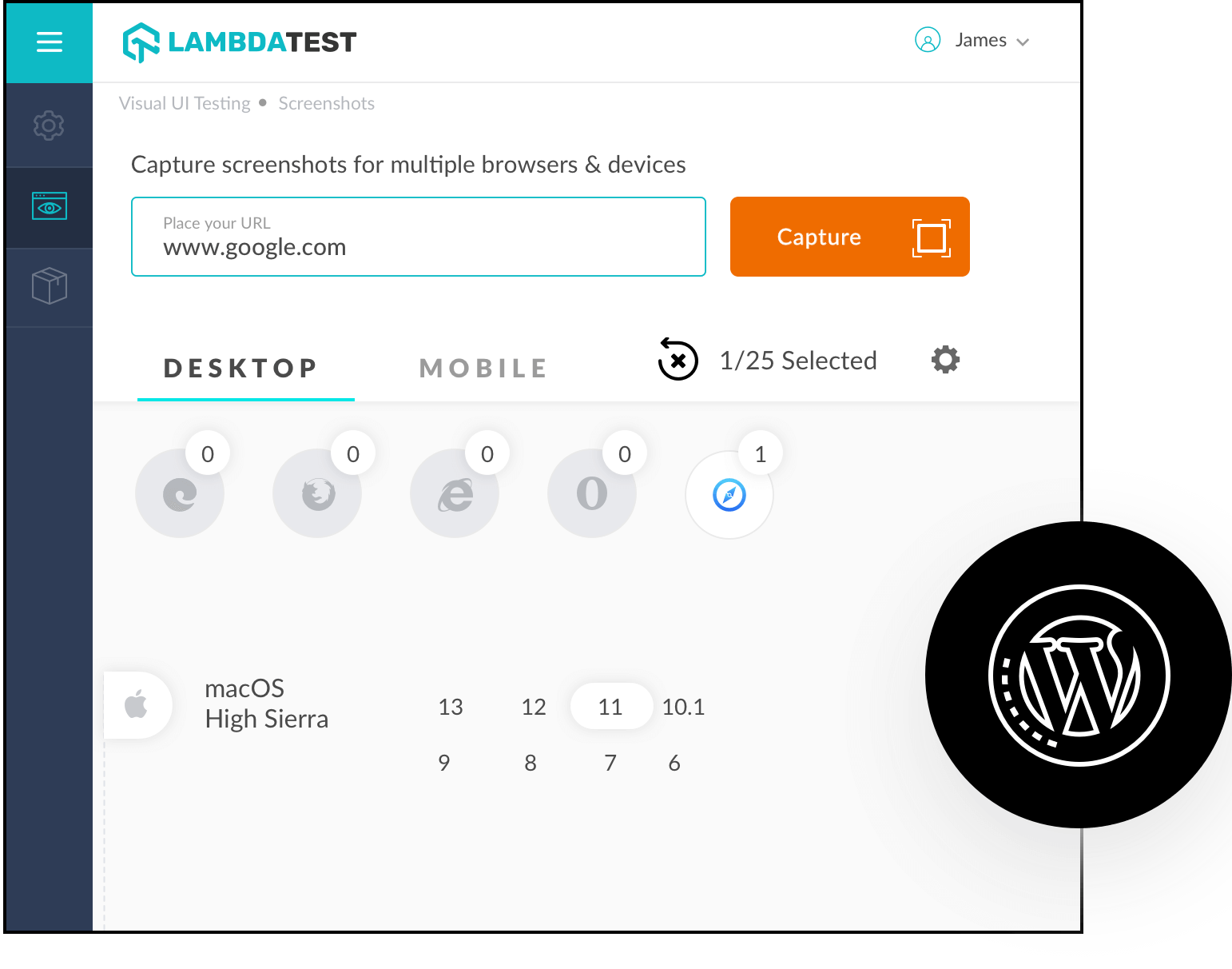 Free Browser Compatibility Testing on Safari 10.1 Browser Online LambdaTest
