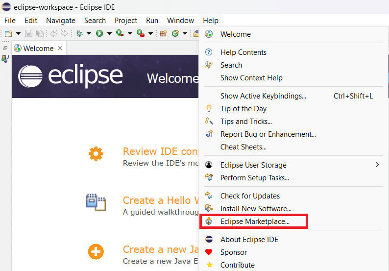 Installing TestNG from Eclipse Marketplace