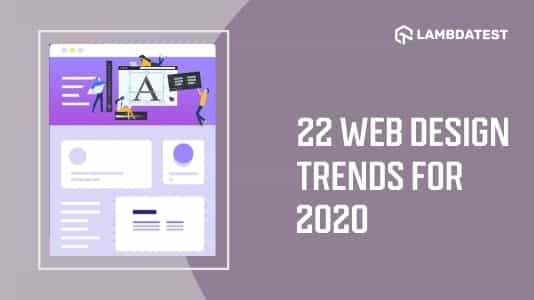 22 web design trends for 2020