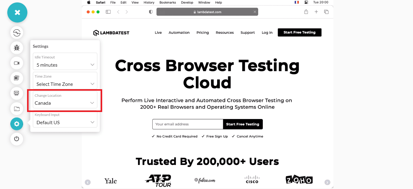 Browser Tests Based