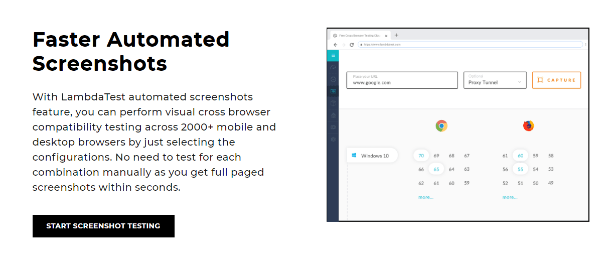 Faster Automated Screenshots Capture