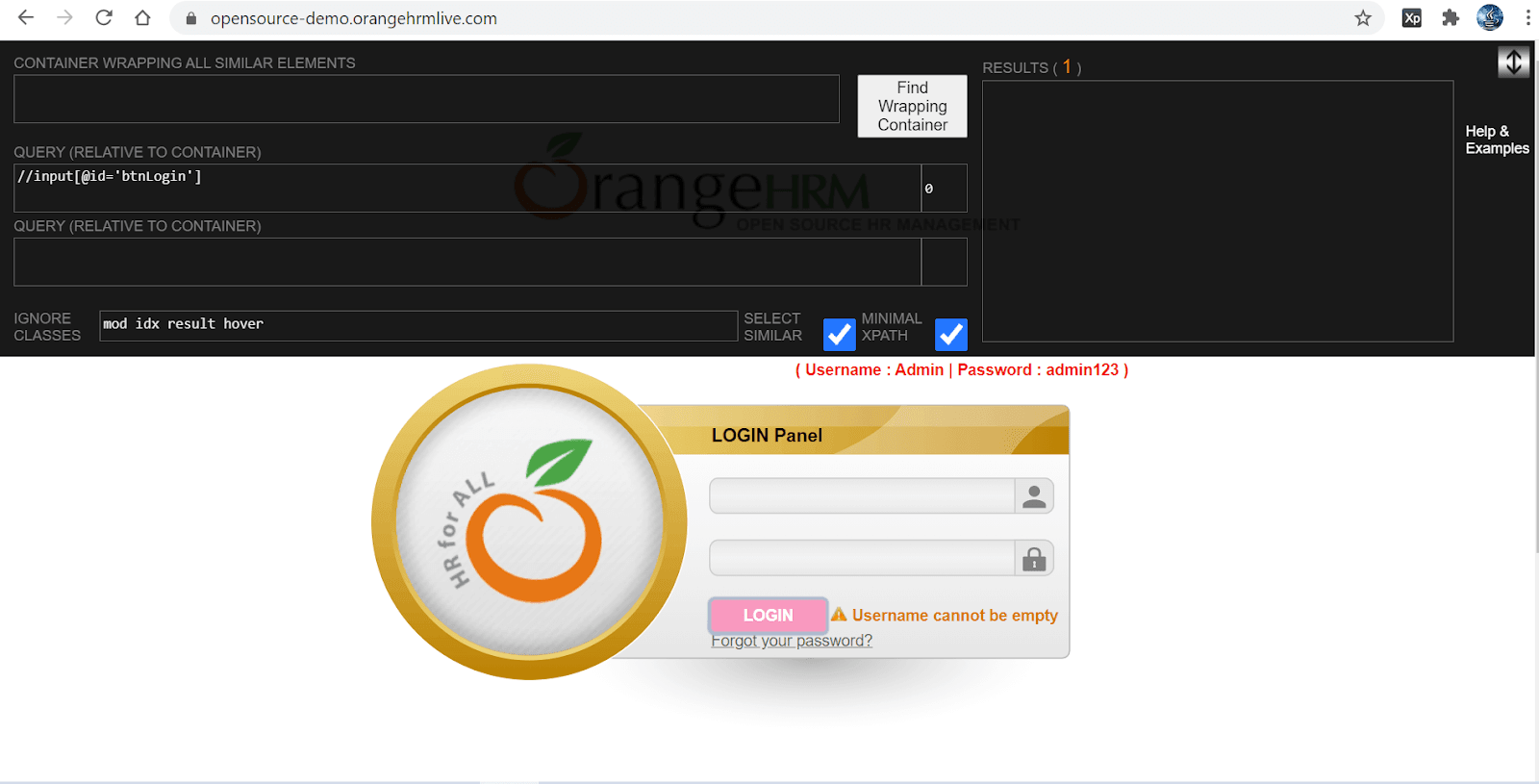 Assistant XPath