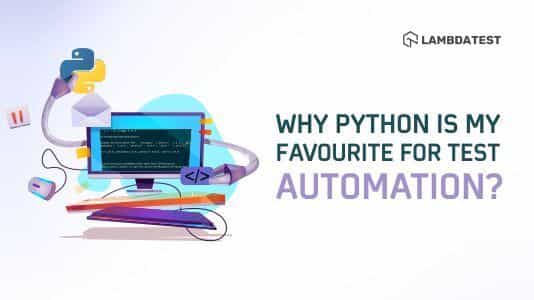 why python is fav. for test automation