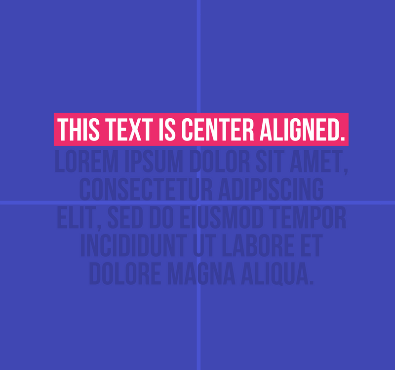 Center-Aligned