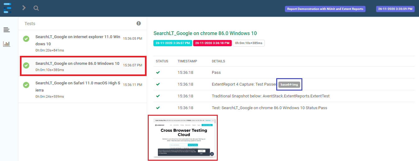 Test Chrome 86.0 on Windows 10