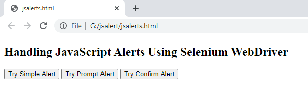 JavaScript alerts in Python