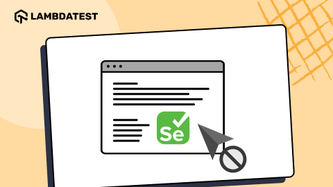 Handling Element is Not Clickable at Point Exception in Selenium