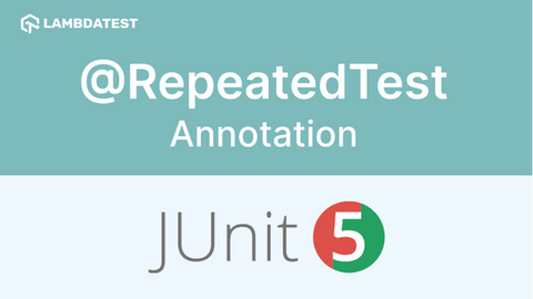 RepeatedTest Annotation In JUnit