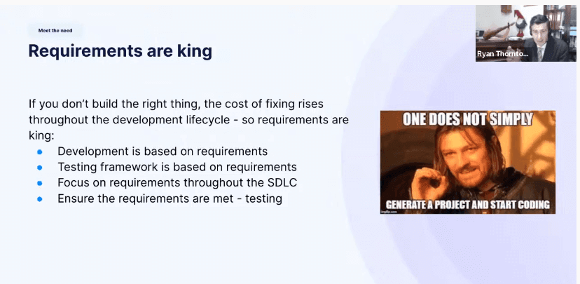 Requirements are King 