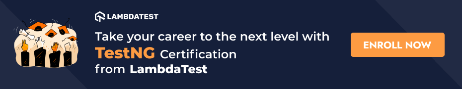 TestNG Certification 