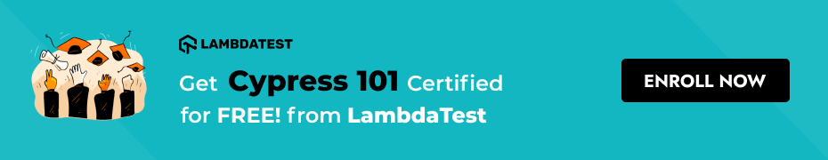 Cypress 101 Certification