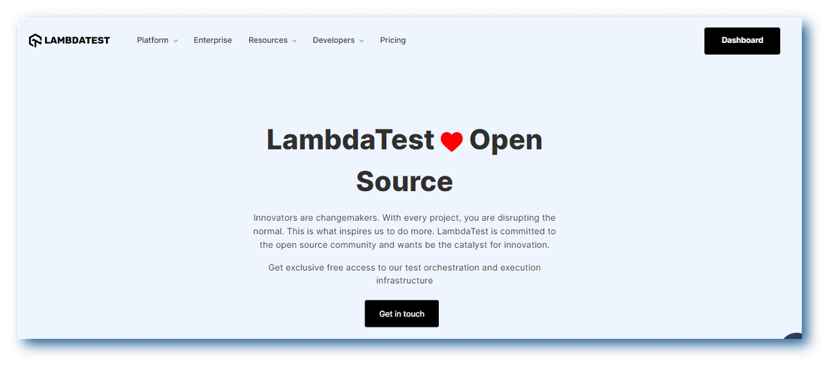 LambdaTest open-source community