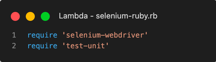 Selenium Ruby Automatton - Define a Variable Used 