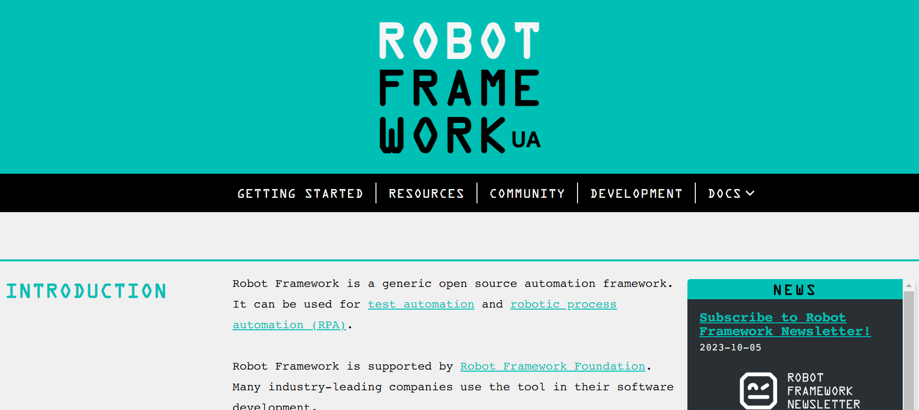 Robot Framework