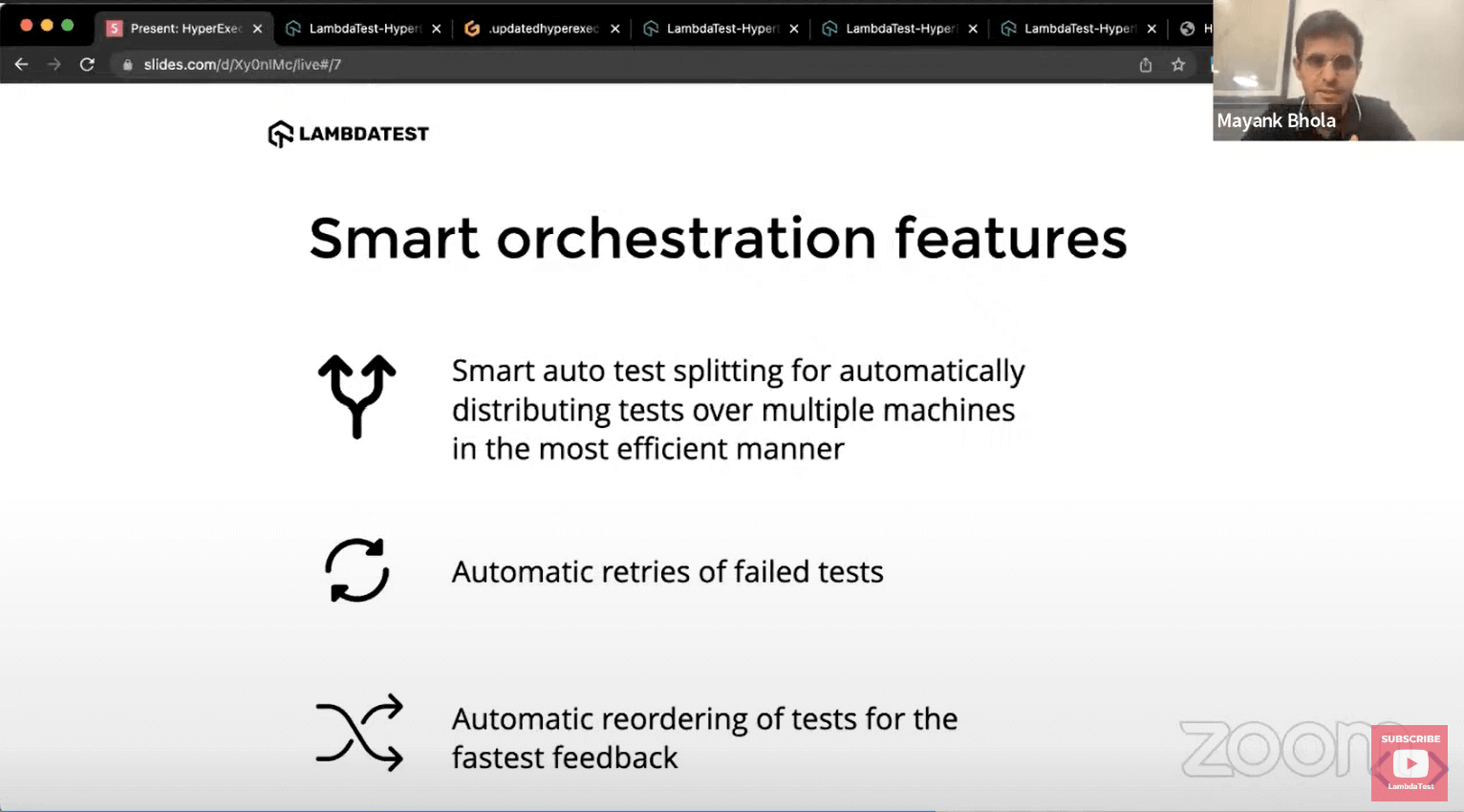 Test Orchestration Features 