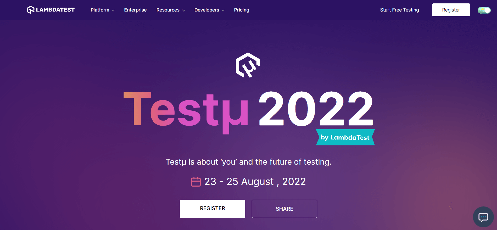 Testμ Conference 2022 by LambdaTest