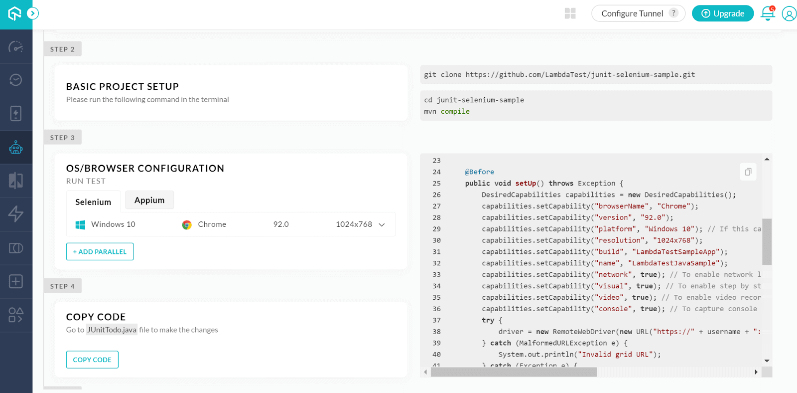 Using Automation Testing 