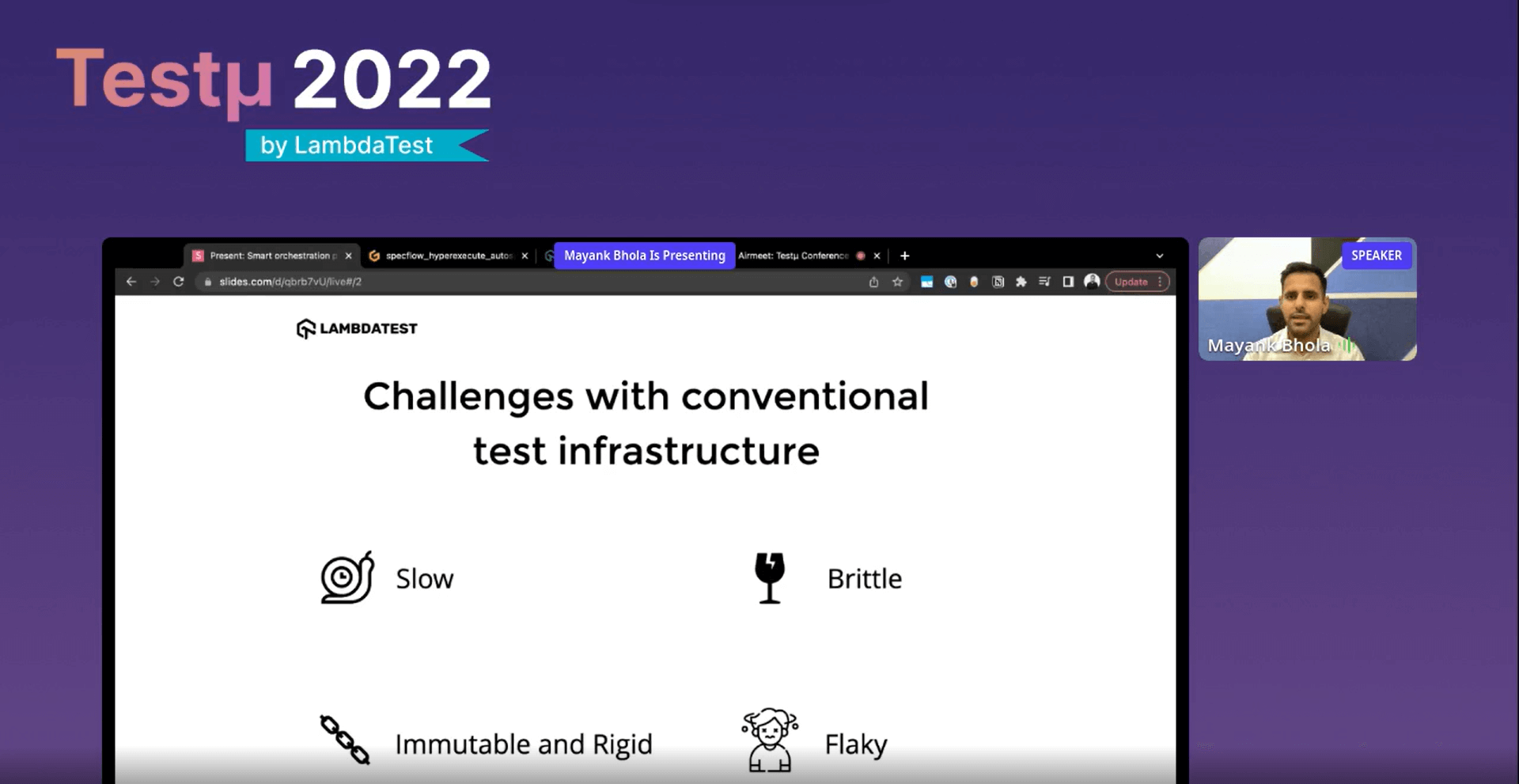 Challenges with conventional test infrastructure