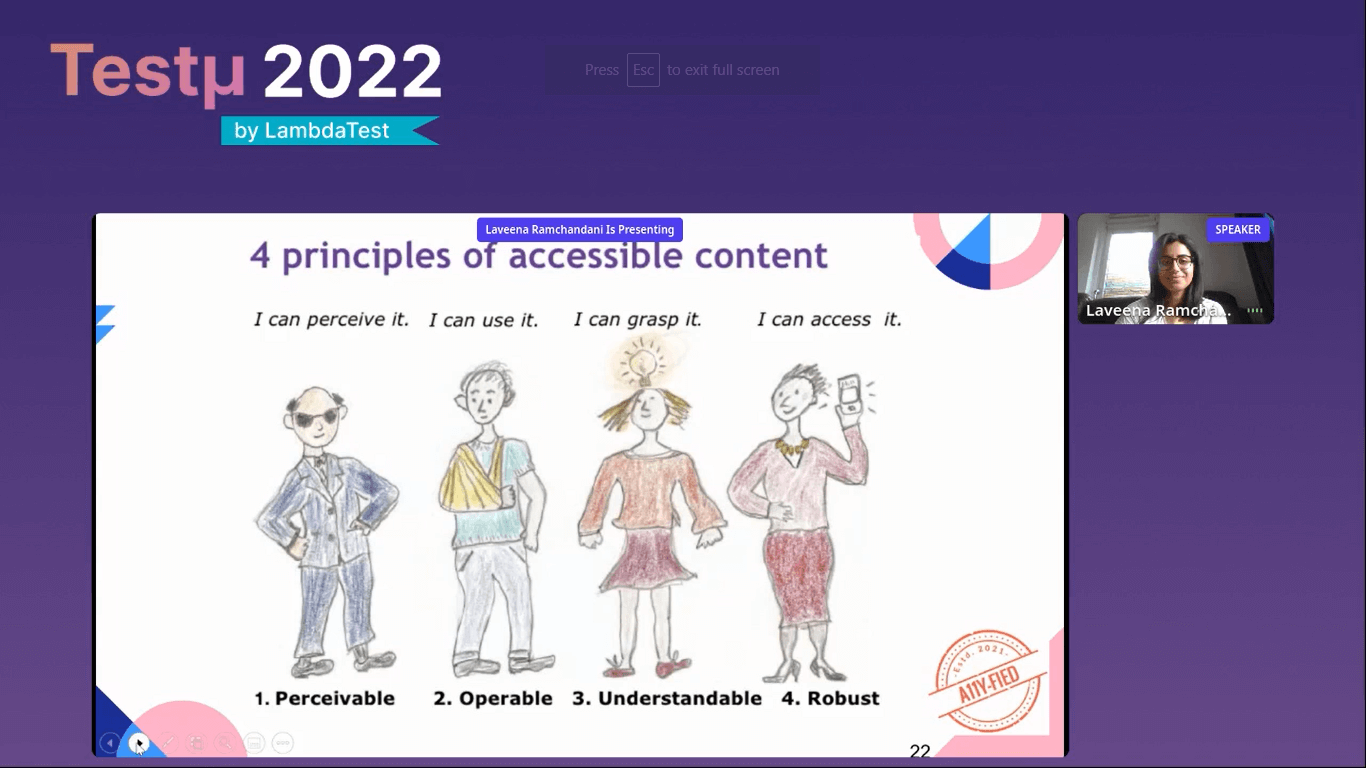 Four principles of accessible content