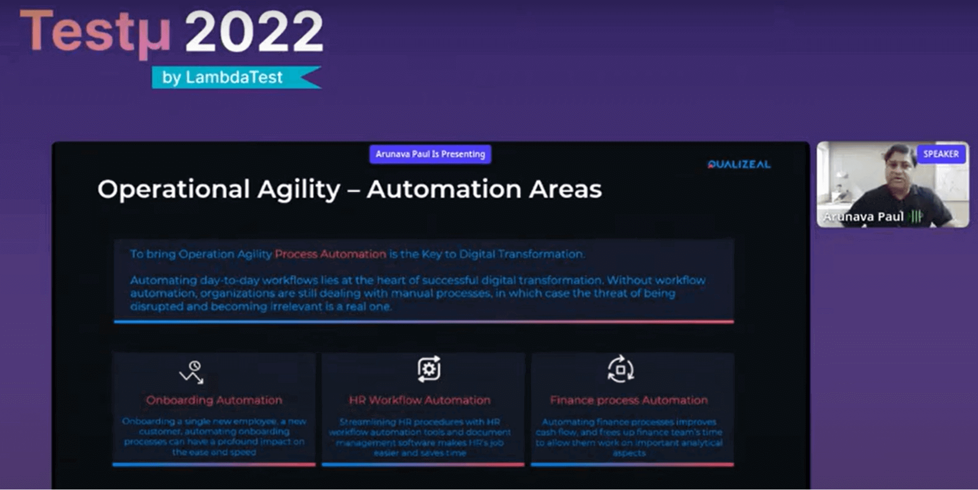 Operational Agility - Automation Areas