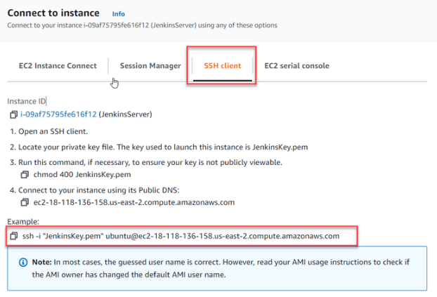 connect to instance