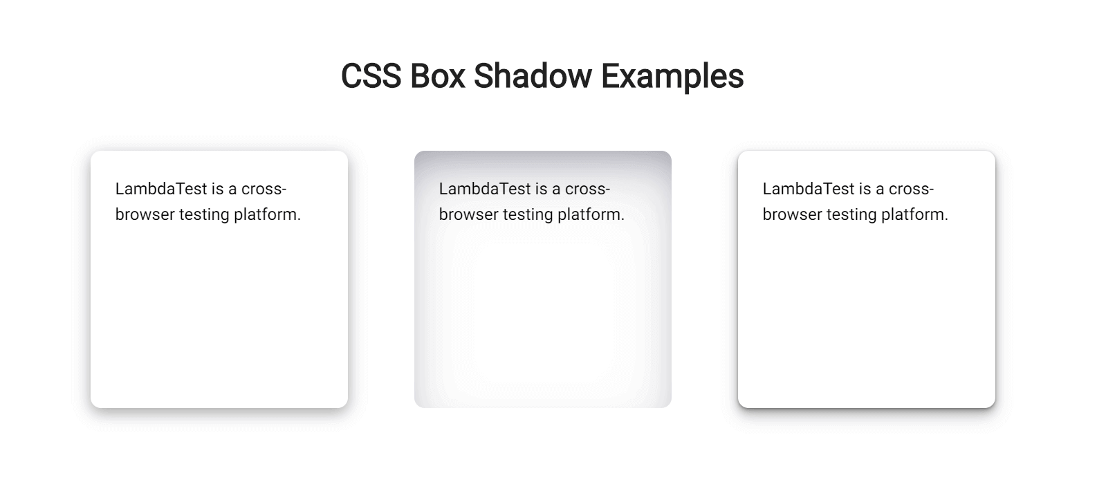 CSS box-shadow property