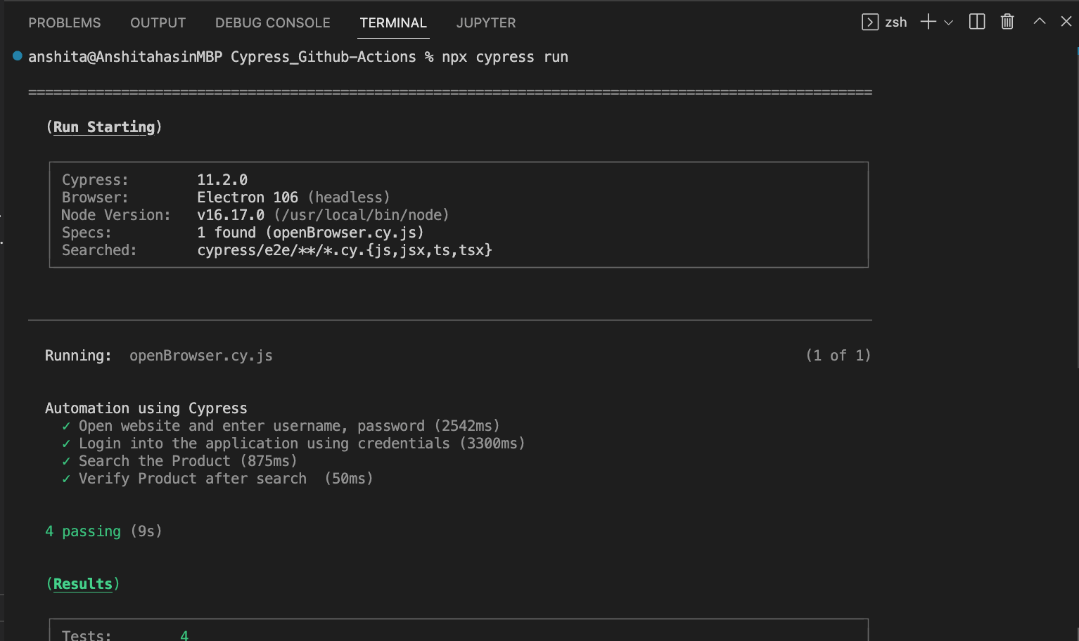 Cypress-test-automation