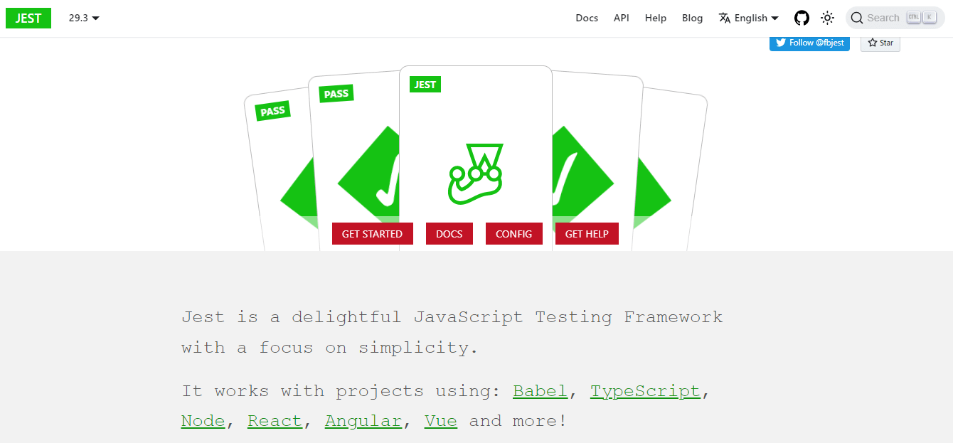 Jest JS testing framework