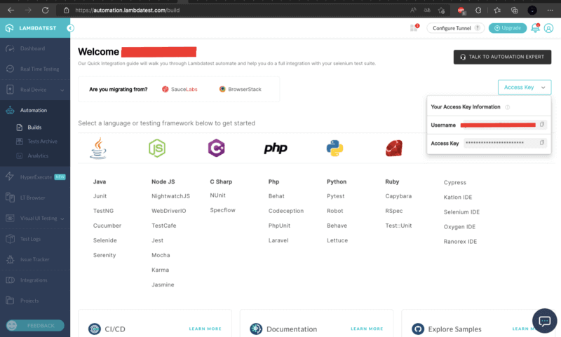 LambdaTest Grid