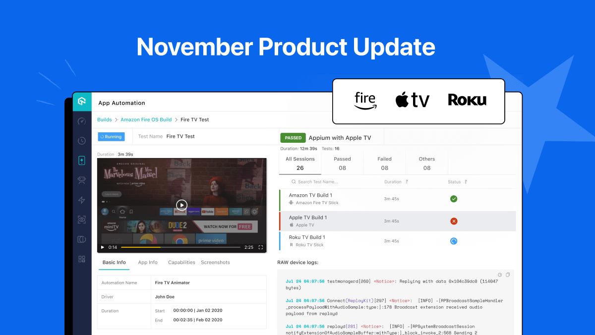 Product update November
