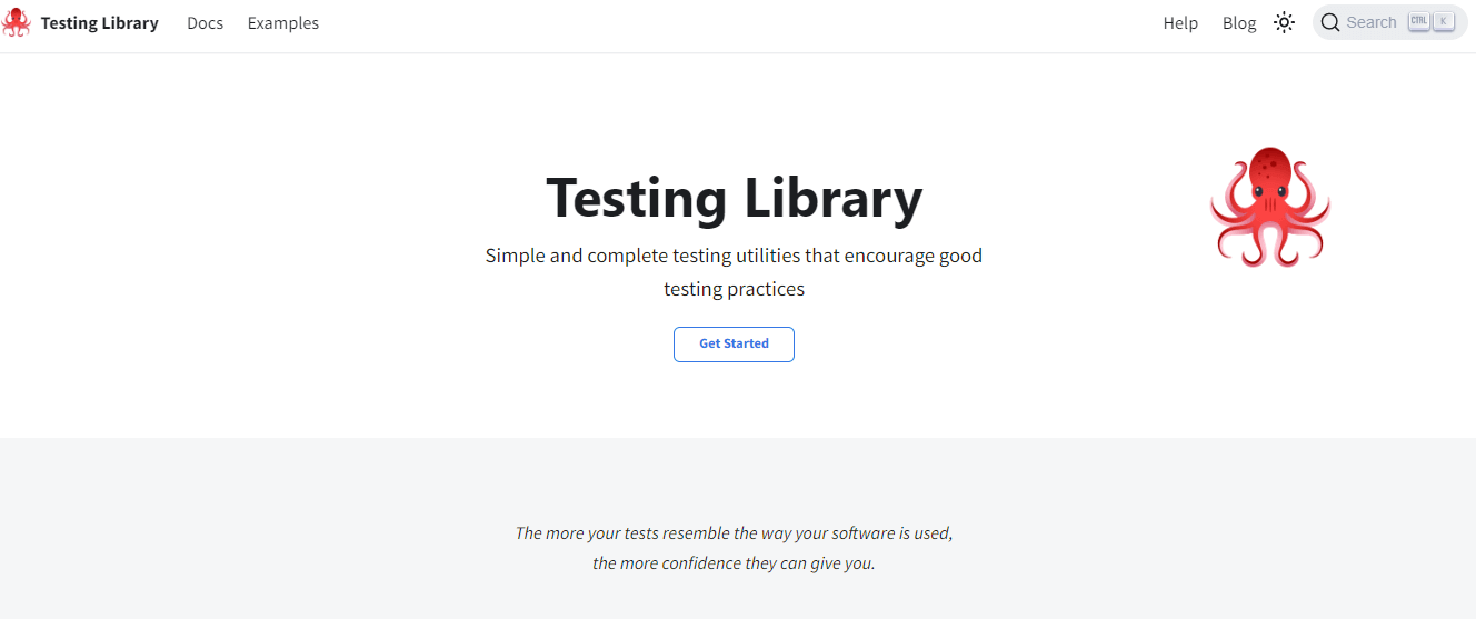 Test Library React