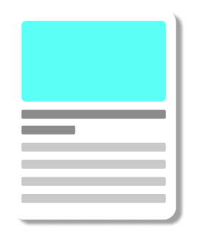 block layout for smaller sections of the webpage