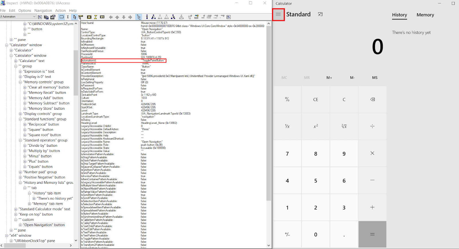 findElementByAccessibilityId method of WindowsDriver class