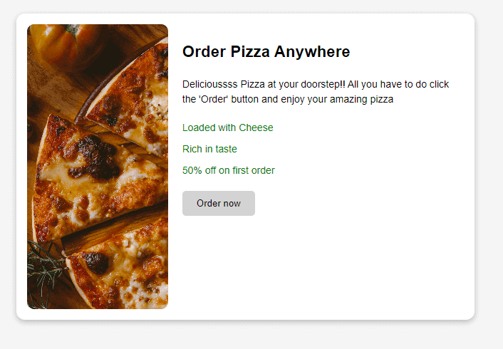 pizza order 