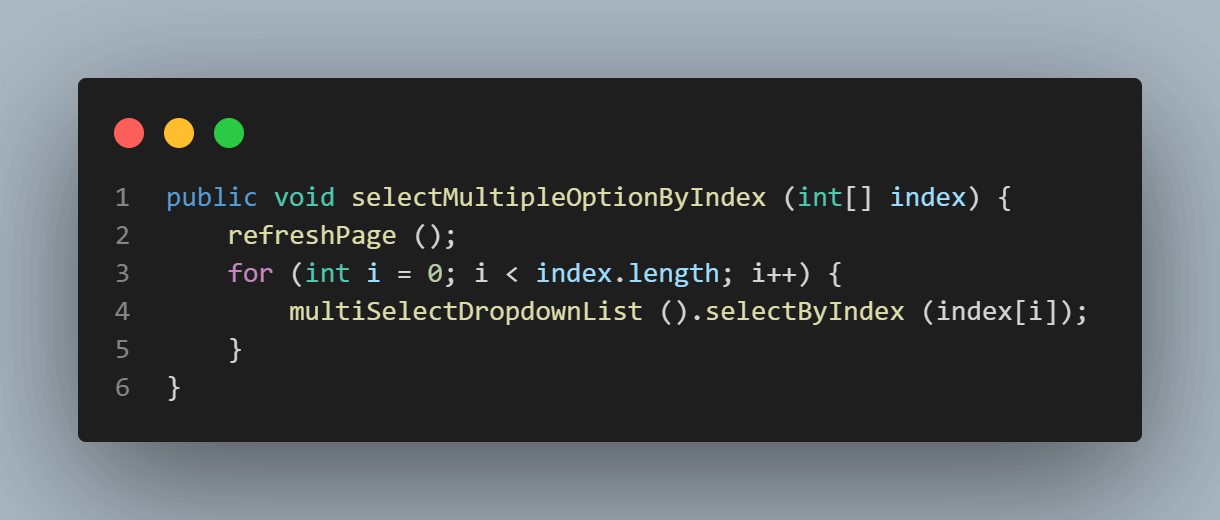 select multiple values by index
