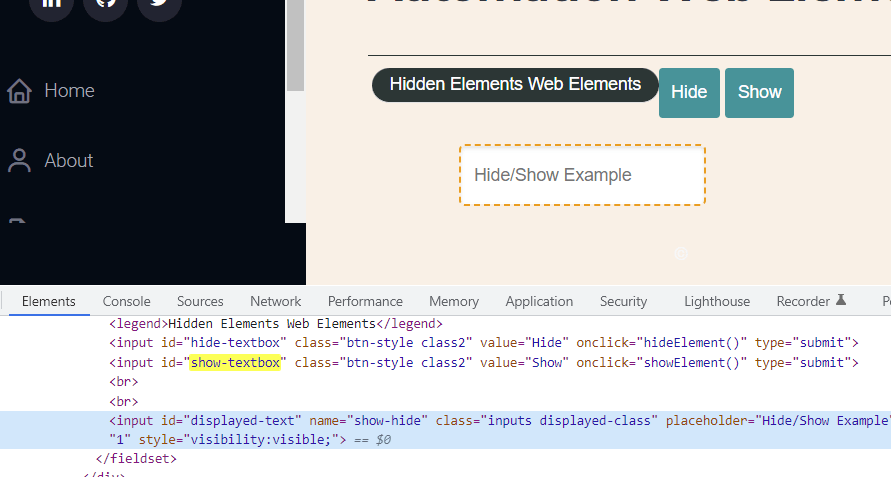Hidden-web-elements