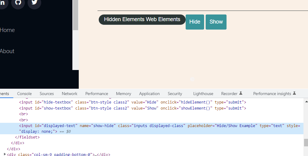 How to find hidden elements in Selenium WebDriver with Java
