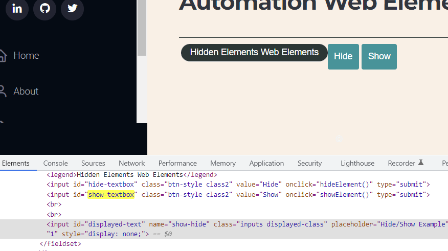 automation-web-element