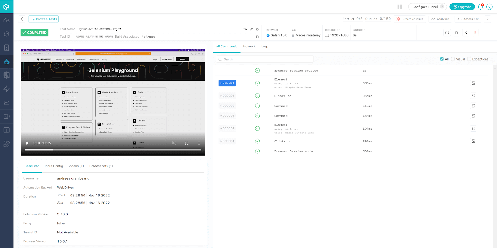 capabilities- setup